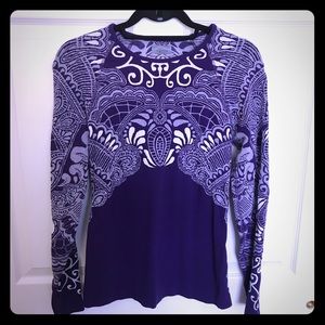 Athleta Purple Long Sleeve Pullover